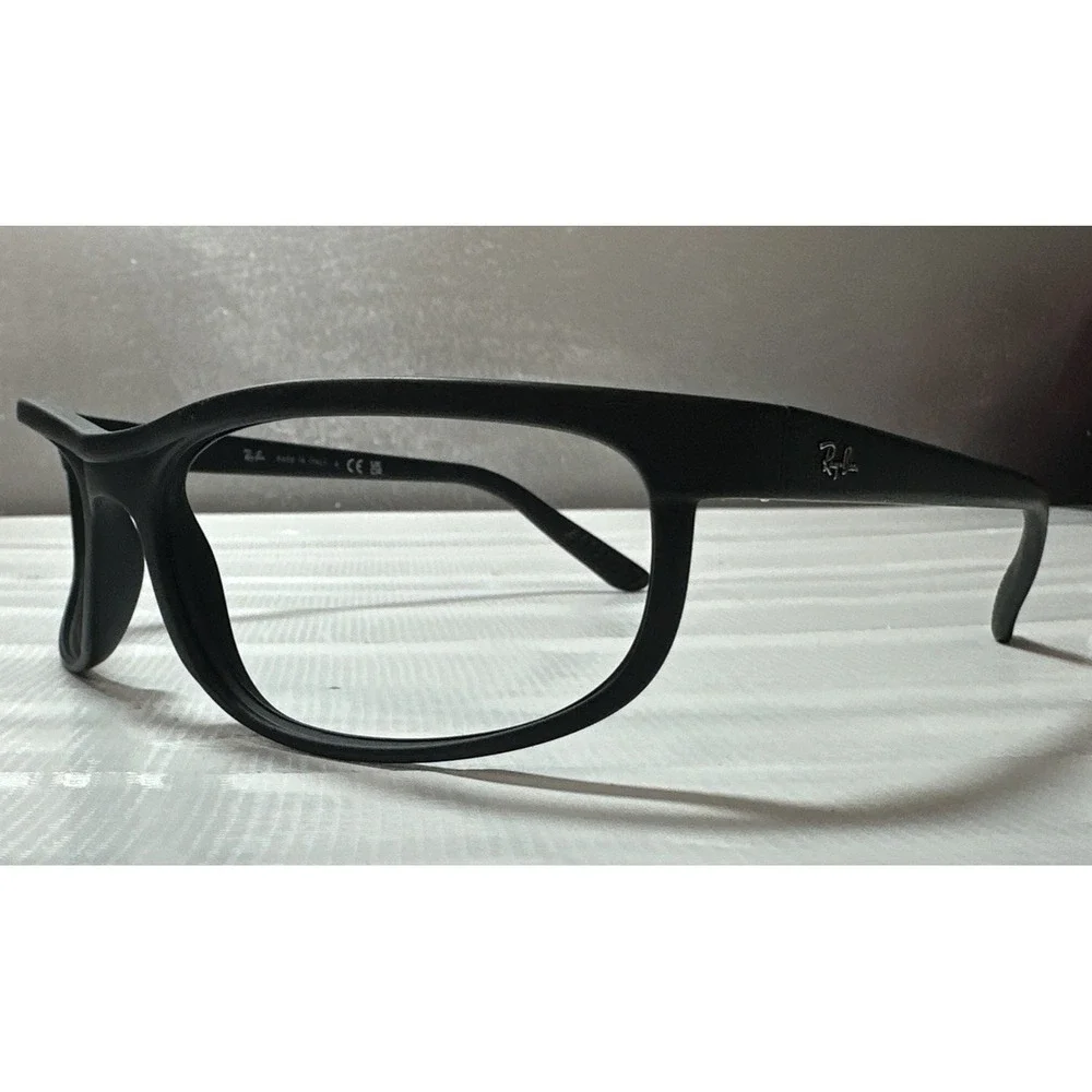 Ray-Ban Sunglasses Frame Only RB2027 W 1847 Matte Black Wrap Italy 62 mm